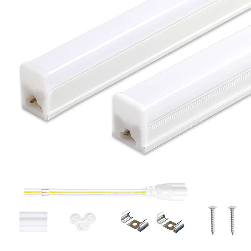 LED cijev T5 integrirana, kvadratna od PVC-a, duljina 1,2 m, ultra jarko dnevno svjetlo