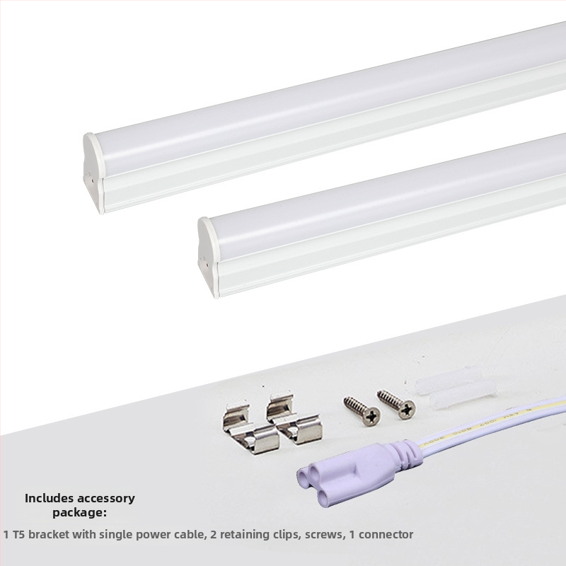 T5 farebná LED trubica, hliník-plast, integrované farebné svetlo, 18W, 1,2 m, 96LED 2835, 1500 lm, 120° uhol lúmenov