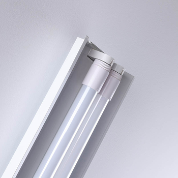 T8 LED dvostruki nosač s poklopcem, dužina 1,2 m, 36 W, G13 priključak, metalno kućište
