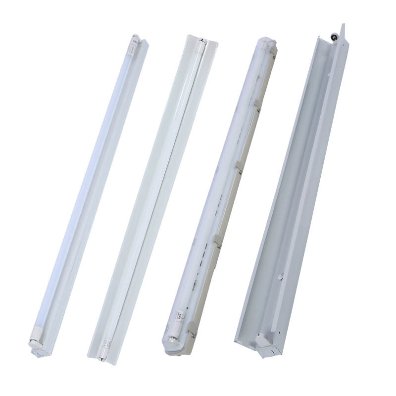 LED тръба T5/T8, интегрирана, разделен комплект, пълен комплект, висока яркост, енергоспестяваща, едно или две тръби