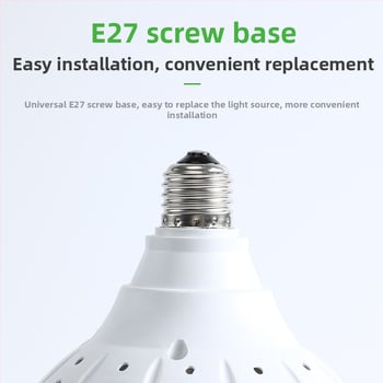 LED radijatorska žarulja 50W-200W, E27, industrijsko osvjetljenje radionica, skladišta i izložbenih dvorana, 180° snop, CRI >90, aluminijsko kućište