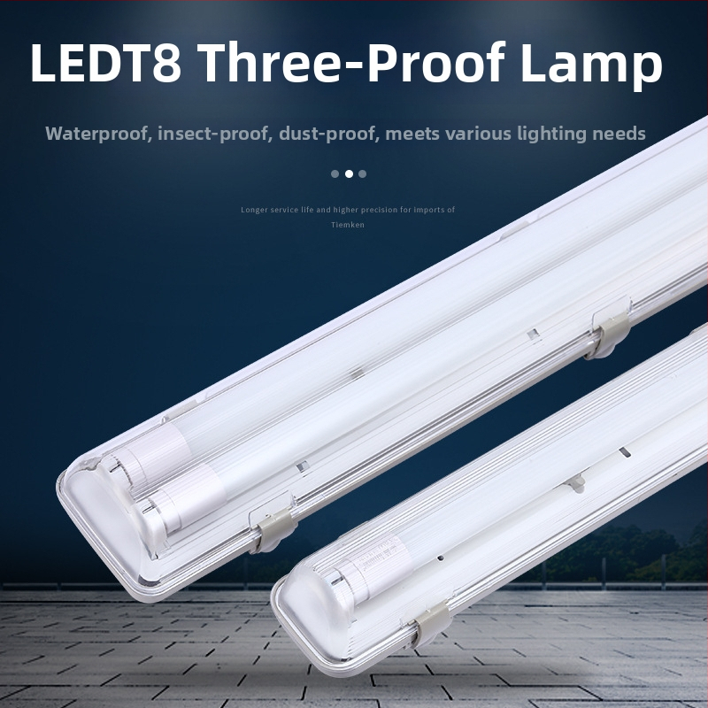 LED T8 dvojitá trojochranná núdzová fluorescenčná lampa s držiakom