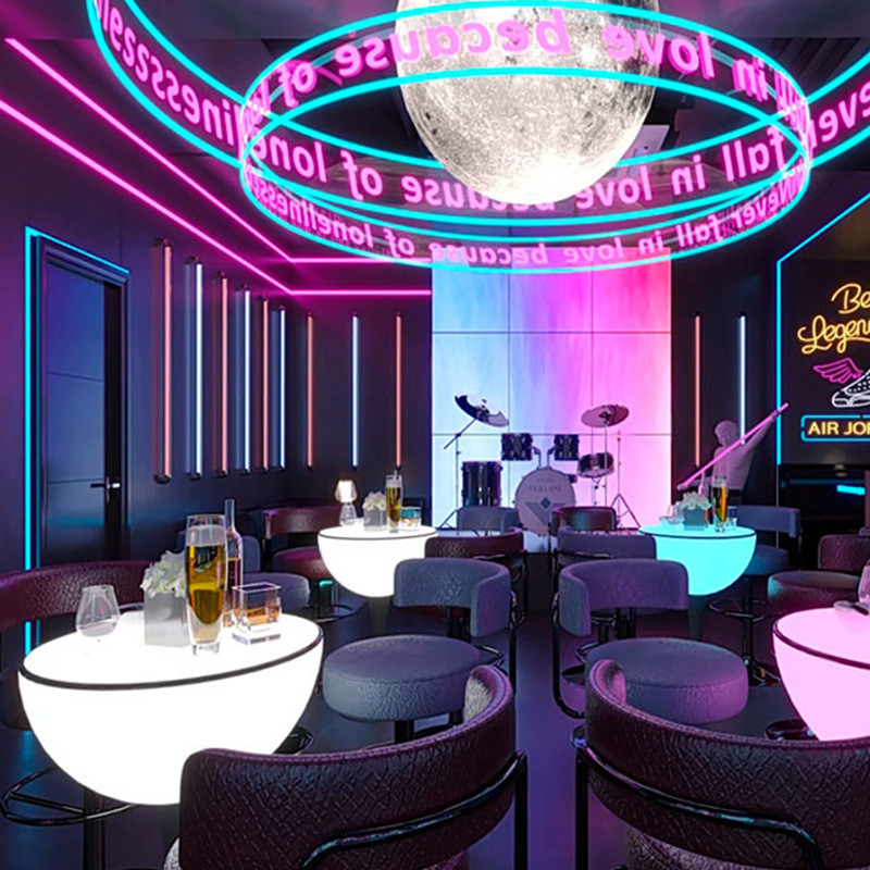 Modularne LED cijevi za barove i restorane, RGB dekorativne svjetle trake, 1,2 m, 10 W ambijentalno osvjetljenje