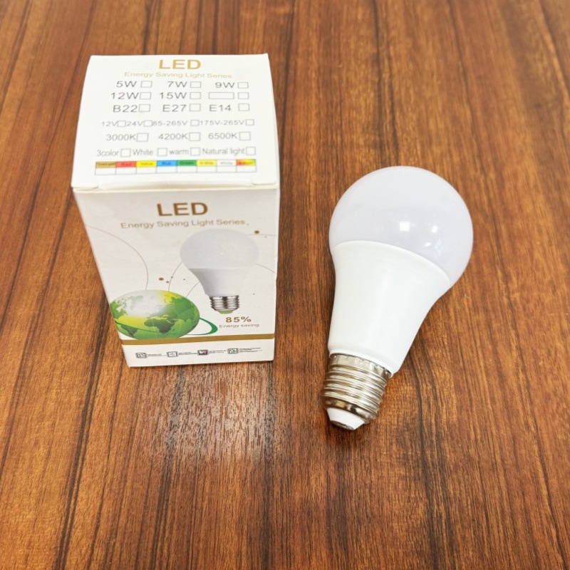 LED žarulja E27, štedljiva, kućno osvjetljenje, zaštita očiju, bijela svjetlost