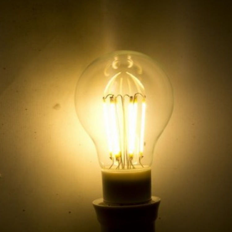 Feiyao LED žarulja s filamentom, dimmabilna, A55, E27, 6W, 12V za unutarnje osvjetljenje
