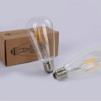 LED filamentna žarulja u obliku svijeće, E14/E27 navoj, retro staklena Edison žarulja
