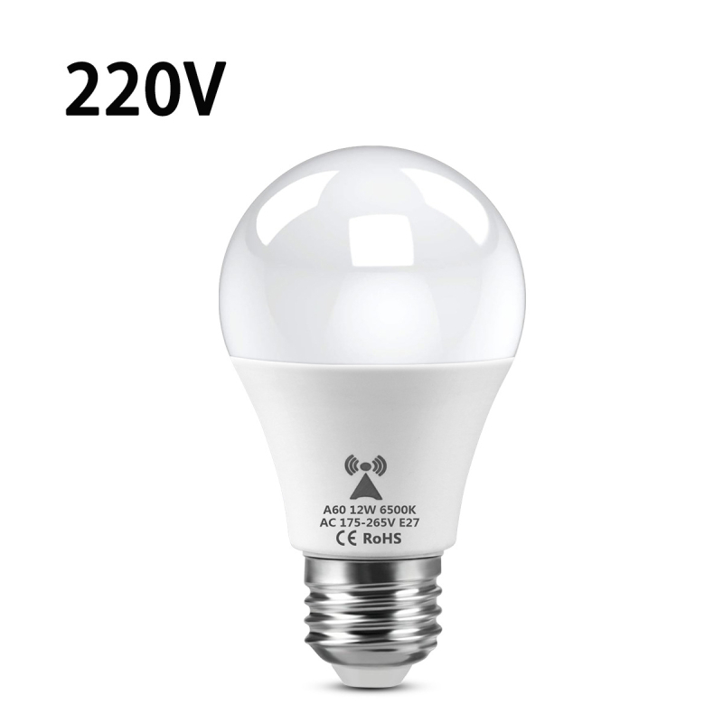 E27 LED žarulja s radarom pokreta za hodnik, bijela svjetlost