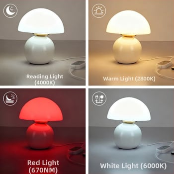 LED stolová lampa s ochranou očí pre spálňu a nočný stolík, vhodná pre študentov