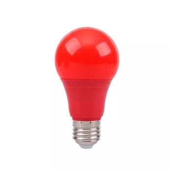 LED fenjer žarulja, crvena, vodootporna, vanjska svečana rasvjeta s E27 navojem