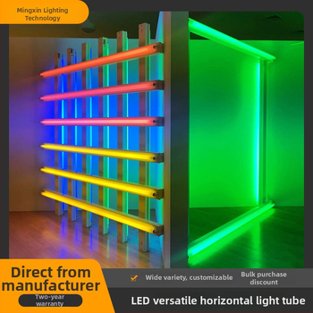 RGB LED trubice s 360° osvetlením, kreatívne tvary, dekoratívne RGB pásy, veľmi jasné