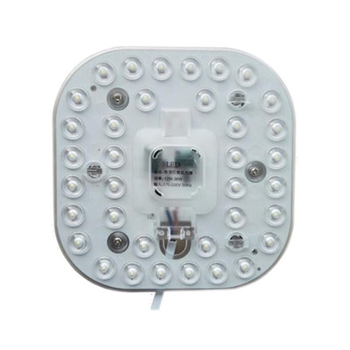 LED kvadratni integrirani modul za plafonsko rasvjetu kuhinje i kupaonice, 12W, 220V, E14 navoj, dimmabilno