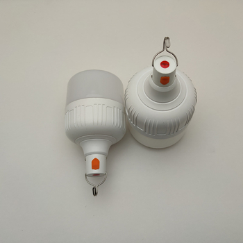 USB punjiva LED žarulja s trobojnim podešavanjem, za vanjske štandove noćnih tržnica, 5V LED žarulja za kućnu upotrebu i nužno osvjetljenje tijekom nestanka struje