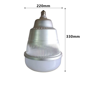 200W LED žarulja za industrijsko osvjetljenje, E27 baza, aluminijsko kućište, PC kućište, 220V, nije moguće prigušivanje, za tvornice i skladišta