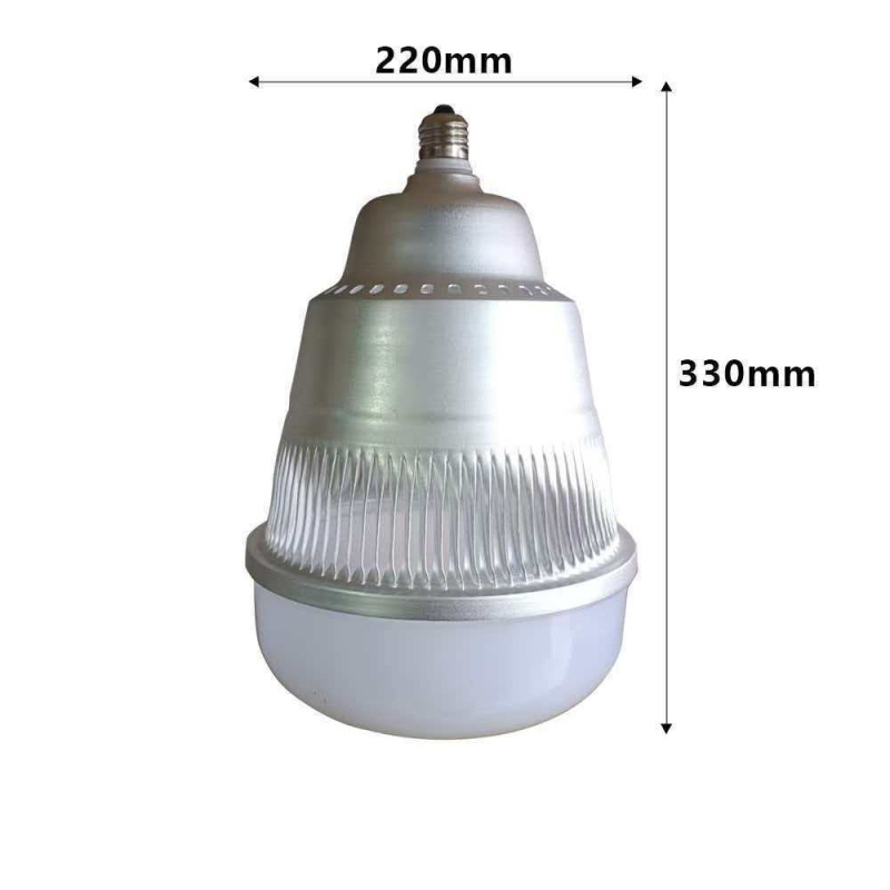 200W LED žarulja za industrijsko osvjetljenje, E27 baza, aluminijsko kućište, PC kućište, 220V, nije moguće prigušivanje, za tvornice i skladišta