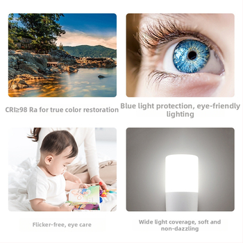 LED cilindrična žarulja, navojna baza E27, kućna upotreba, plastično kućište, kut snopa 180°, svjetlosni tok 80 lm, vijek trajanja 5000 h