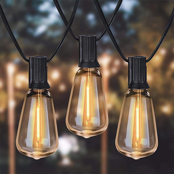 ST38 LED vanjska lampa s E12 navojem, dekorativno osvjetljenje dvorišta i kampiranje, prenosna sijalica za proslave
