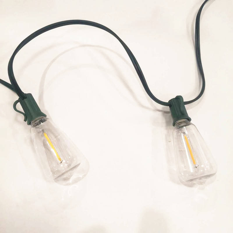 ST38 LED vanjska lampa s E12 navojem, dekorativno osvjetljenje dvorišta i kampiranje, prenosna sijalica za proslave