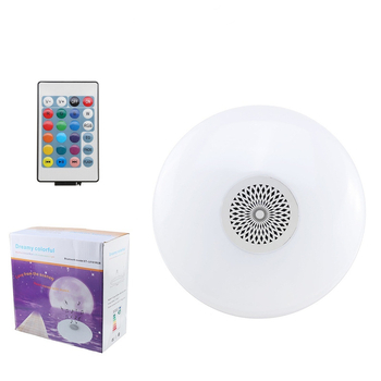 LED UFO svjetlo s Bluetooth glazbom, pametno daljinsko upravljanje, RGB promjena boja, E27 utičnica