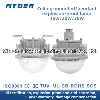 LED lampa s exploznou ochranou, nástenná pre priemyselné sklady olejov, IP66, biele svetlo, 10–24W, 85–265V