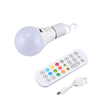 RGB LED žarulja s daljinskim upravljanjem, A60, kućište od plastificiranog aluminija, ambijentalno osvjetljenje