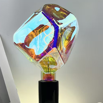 DIY LED žarulja s premazom meteoritom, E27/E26, dekorativna svjetiljka s LED filamentima, 4W, staklena vanjska