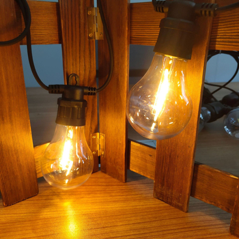 A19 plastična otporna LED filament žarulja, E27 utičnica, 3V/24V/220V, retro Edison stil