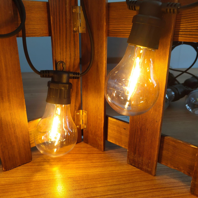 A19 plastična otporna LED filament žarulja, E27 utičnica, 3V/24V/220V, retro Edison stil