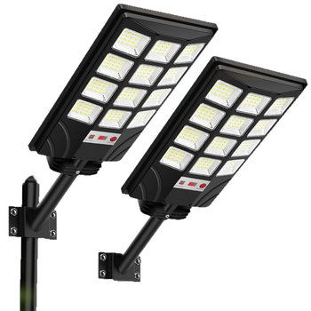 Solarna ulična svjetiljka za dvorište, s integriranim senzorom i LED, vanjska IP65 vodootporna, daljinsko upravljanje