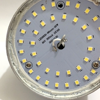 Anshang LED žarulja visoke snage, bijela svjetlost, aluminijsko tijelo za hlađenje, E27 priključak, za tvornice i skladišta, 9–45W
