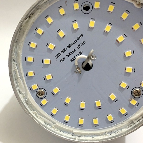 Anshang LED žarulja visoke snage, bijela svjetlost, aluminijsko tijelo za hlađenje, E27 priključak, za tvornice i skladišta, 9–45W