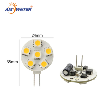 G4 LED kristalna žarulja, plug-in, visoka svjetlina, široko napajanje 12–24V AC/DC