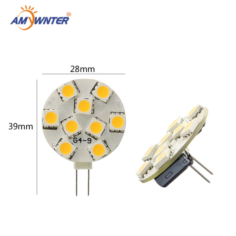 G4 LED kristalna žarulja, plug-in, visoka svjetlina, široko napajanje 12–24V AC/DC