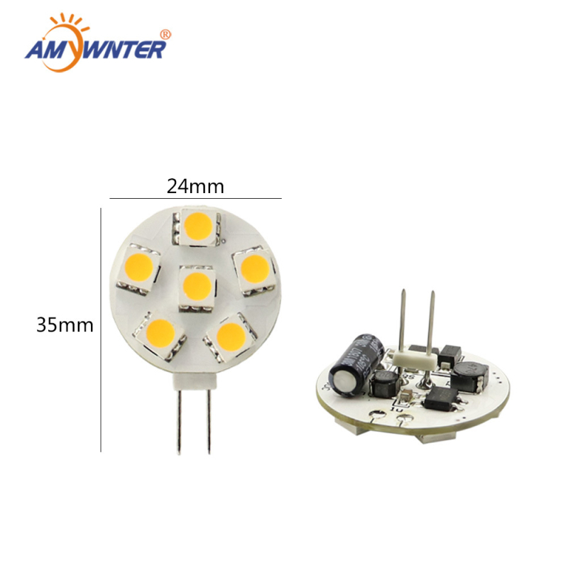 G4 LED kristalna žarulja, plug-in, visoka svjetlina, široko napajanje 12–24V AC/DC