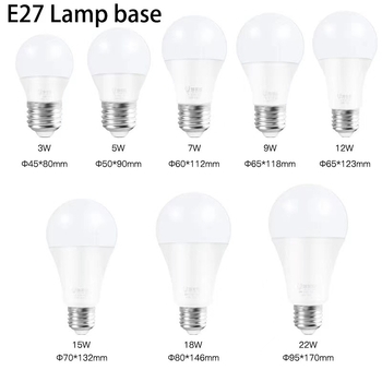 LED žarulja, tip A i tip T, 220V, E27/B22 priključak, 980 lm, 260° snop, IP20, kućište od plastike s aluminijskim premazom, bez regulacije svjetla, trajanje 20.000 sati, kućna upotreba
