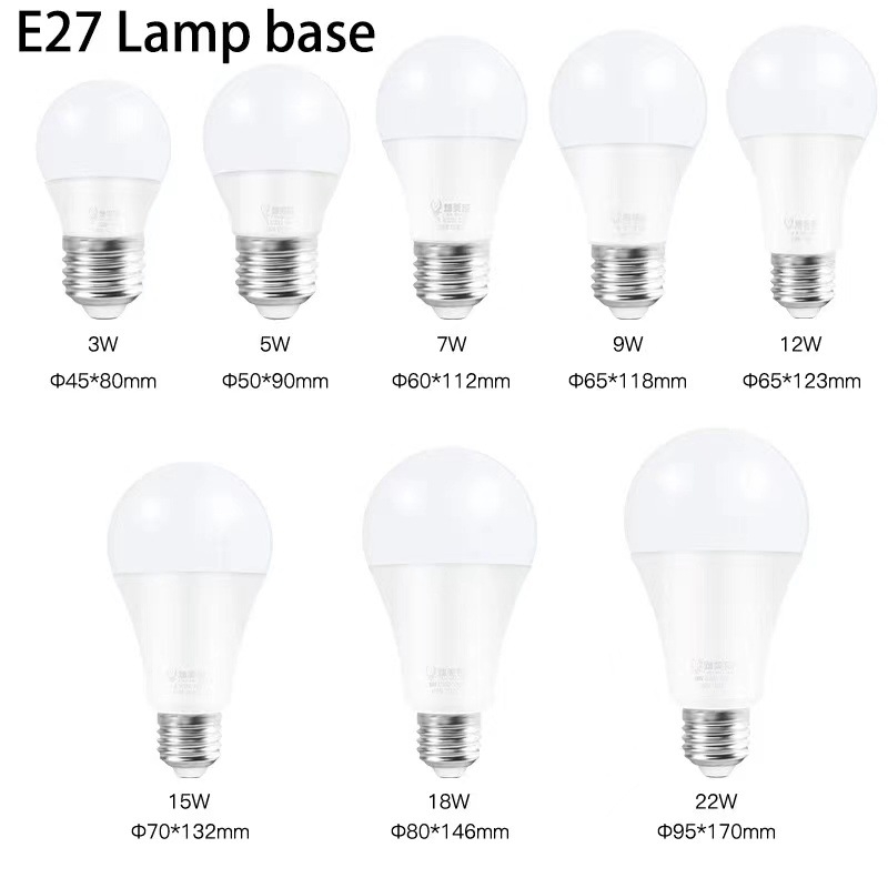 LED žarulja, tip A i tip T, 220V, E27/B22 priključak, 980 lm, 260° snop, IP20, kućište od plastike s aluminijskim premazom, bez regulacije svjetla, trajanje 20.000 sati, kućna upotreba