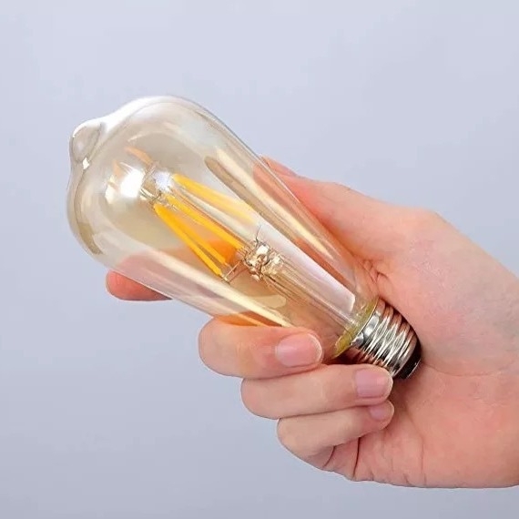 ST64 smeđa vintage LED žarulja s filamentom, E27, 4W