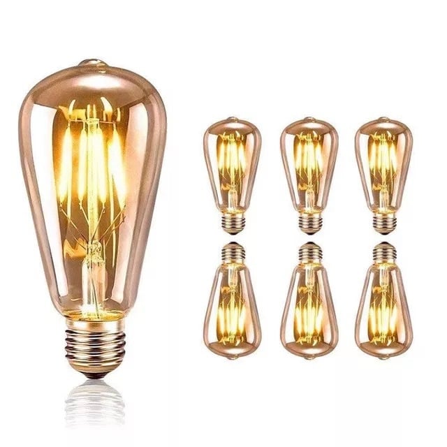 ST64 smeđa vintage LED žarulja s filamentom, E27, 4W