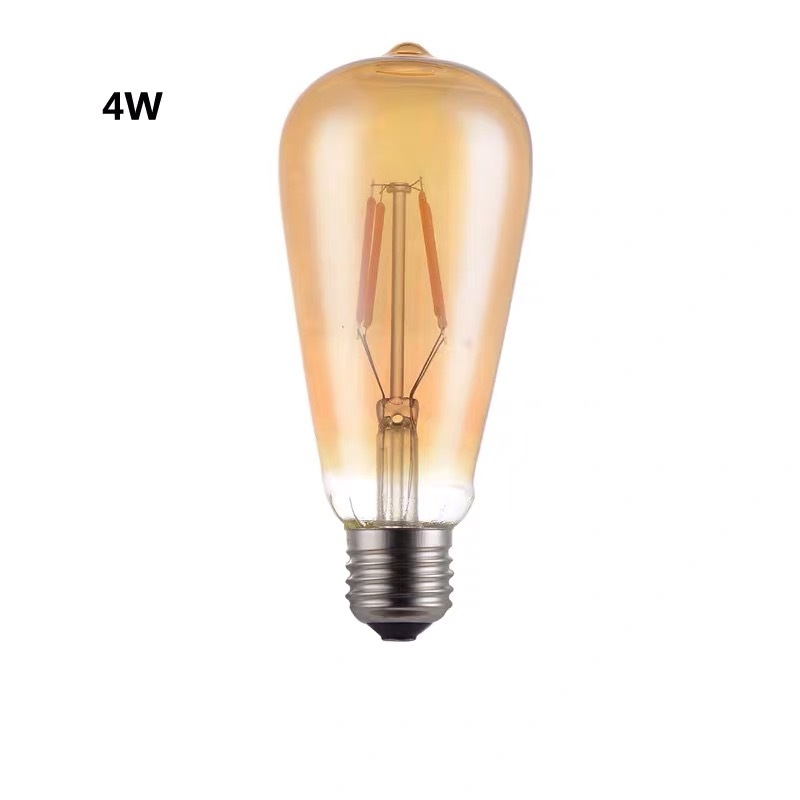 ST64 smeđa vintage LED žarulja s filamentom, E27, 4W