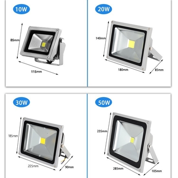 Niskonaponski floodlight za ribarske čamce, napajan DC baterijom, morsko vanjsko osvjetljenje IP65, 50W, topla bijela LED
