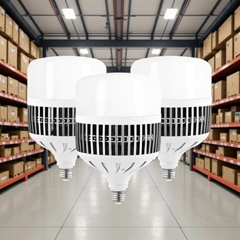 LED E27 energijska žarulja, ultra jaka, bez treperenja, 6500 lm, IP44, aluminijsko tijelo, 220V, ne-dimabilna, za radionice i industriju