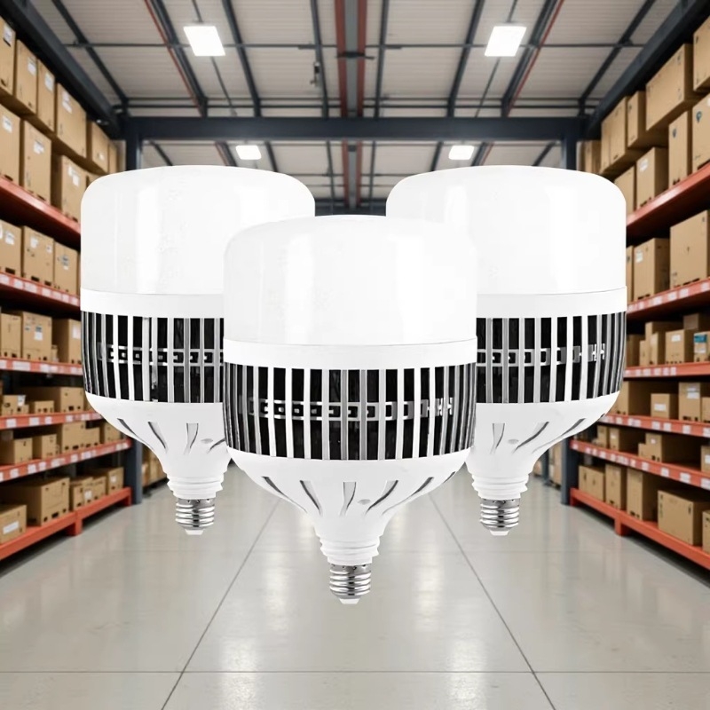 LED E27 energijska žarulja, ultra jaka, bez treperenja, 6500 lm, IP44, aluminijsko tijelo, 220V, ne-dimabilna, za radionice i industriju