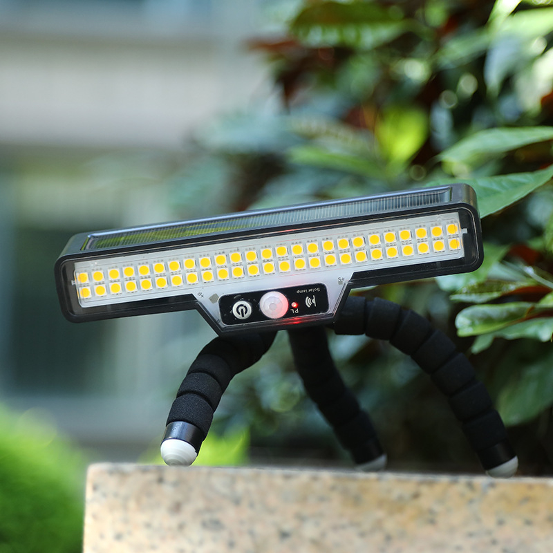 Solarna klips lampa u obliku hobotnice sa senzorom, vanjsko osvjetljenje za vrt
