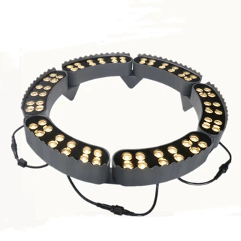 Vanjska LED kružna svjetiljka za drvo, vrtni flood svjetlo, aluminijsko kućište, IP66, 24V, 12 LED