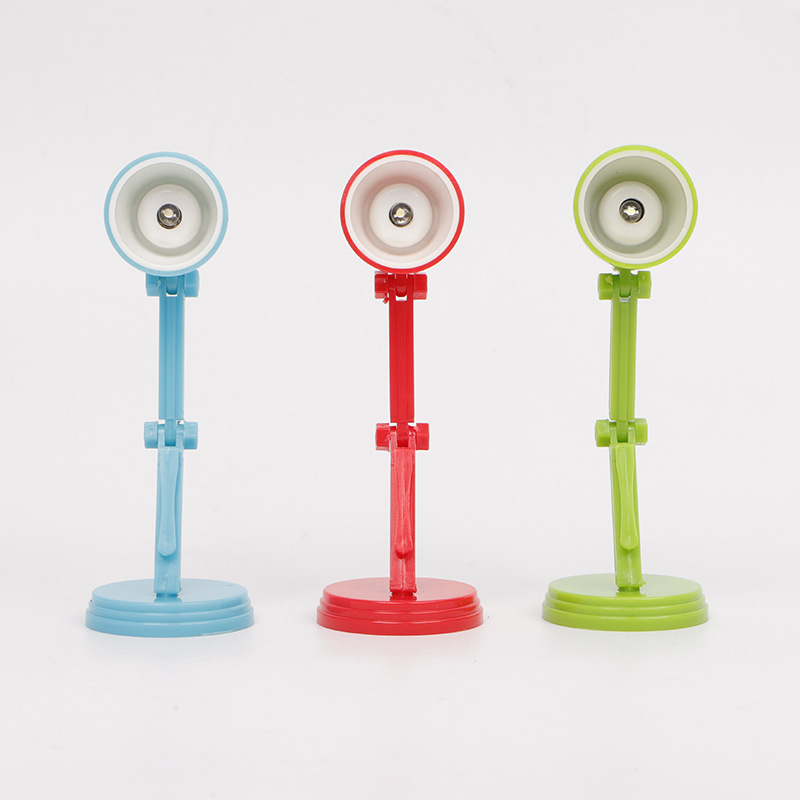 Lampă de birou mini pliabilă cu LED multicolor pentru studiu și iluminat de noapte