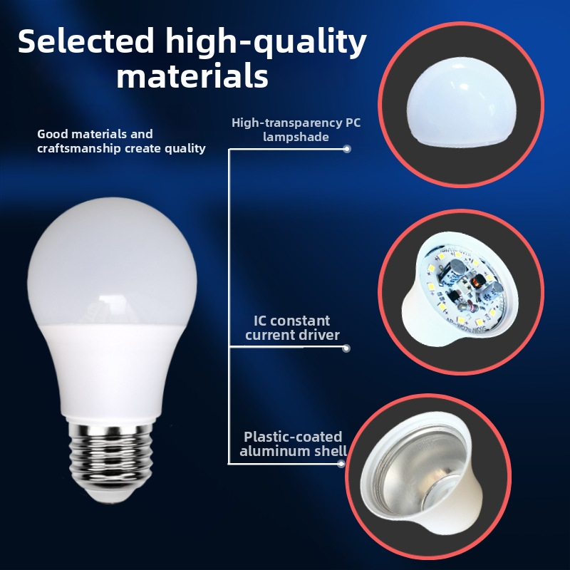 LED žarulja s navojem E27, ultra jaka, ušteda energije, zaštita očiju, konstantan napon, bez treperenja, tijelo od plastificiranog aluminija, 1620 lm, CRI 80-90, 220V, 90 g
