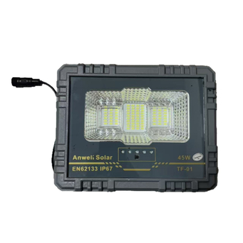 45W LED solarni reflektor za vanjsku upotrebu, vodootporan vrtni prožektor, visoka svjetlina kućnog solarnog osvjetljenja