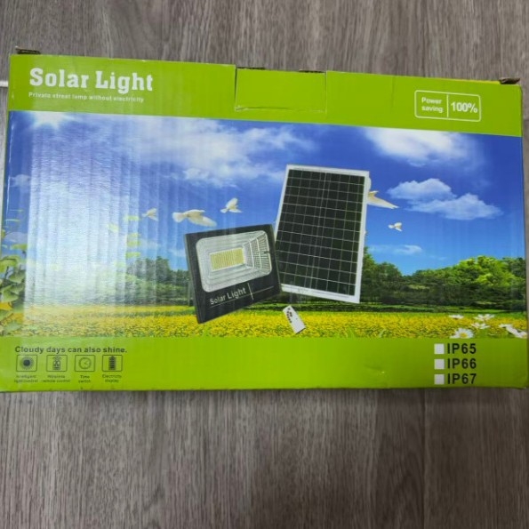 45W LED solarni reflektor za vanjsku upotrebu, vodootporan vrtni prožektor, visoka svjetlina kućnog solarnog osvjetljenja