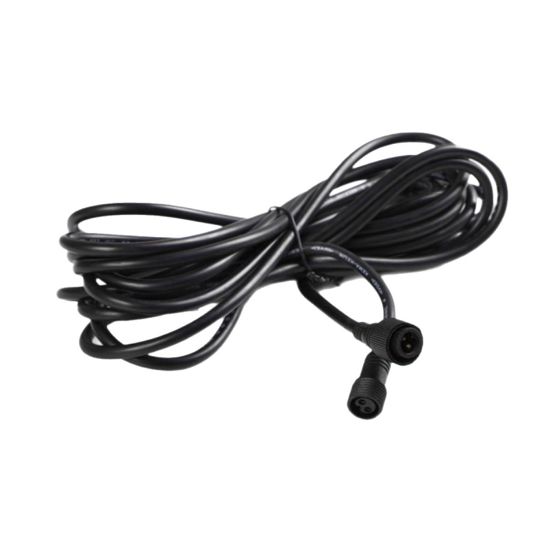 Produžni kabel za solarnu lampu s dvostrukim pin konektorom, vodootporan, UV-otporan, za projektor ili ulično osvjetljenje, produženi debeli kabel