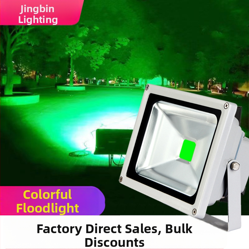 Farebný LED flood light s diaľkovým ovládaním pre vonkajšie osvetlenie, RGB, osvetlenie stromov, záhrad a parku, vodotesný