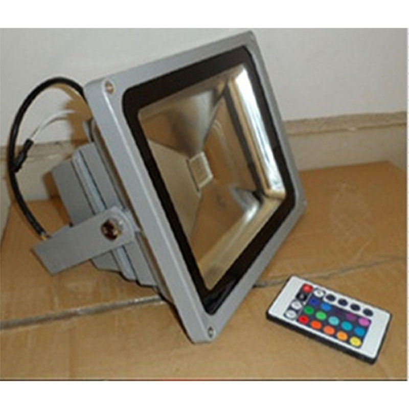 Daljinski upravljano RGB LED flood svjetlo za vanjsku rasvjetu, osvjetljenje drveća, vrta i parka, vodootporno